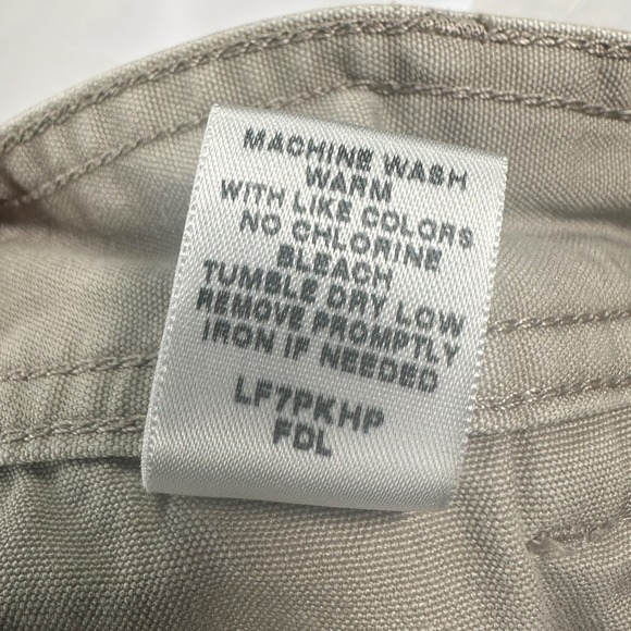 Cabelas 7 Pocket Hiker Cargo Pants Mens Size 40 Khaki Tan 100 Cotton Outdoor - Picture 13 of 16